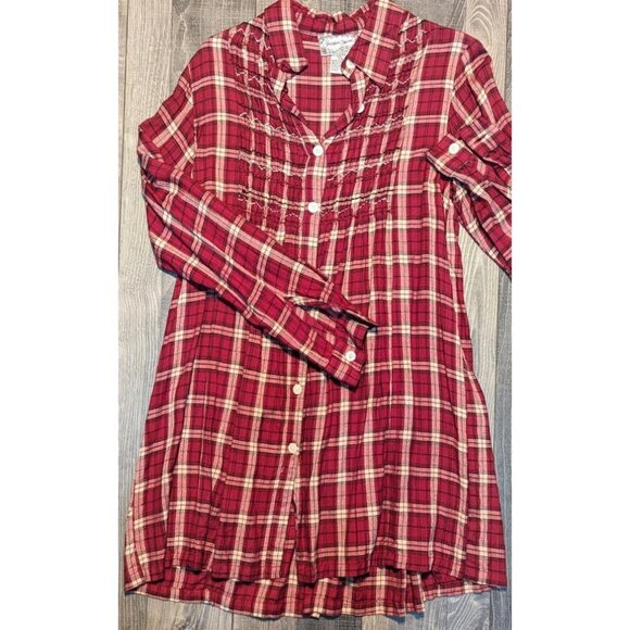 Jonathan Martin Colorful Plaid‎ Country Home Long Sleeve Button Size 7/8 Western - Picture 2 of 11